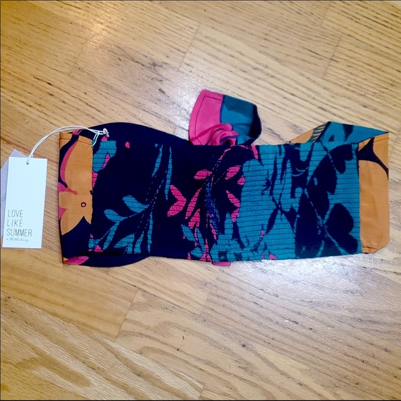NWT Billabong x Love Like Summer Bandeau Top - Picture 2 of 3